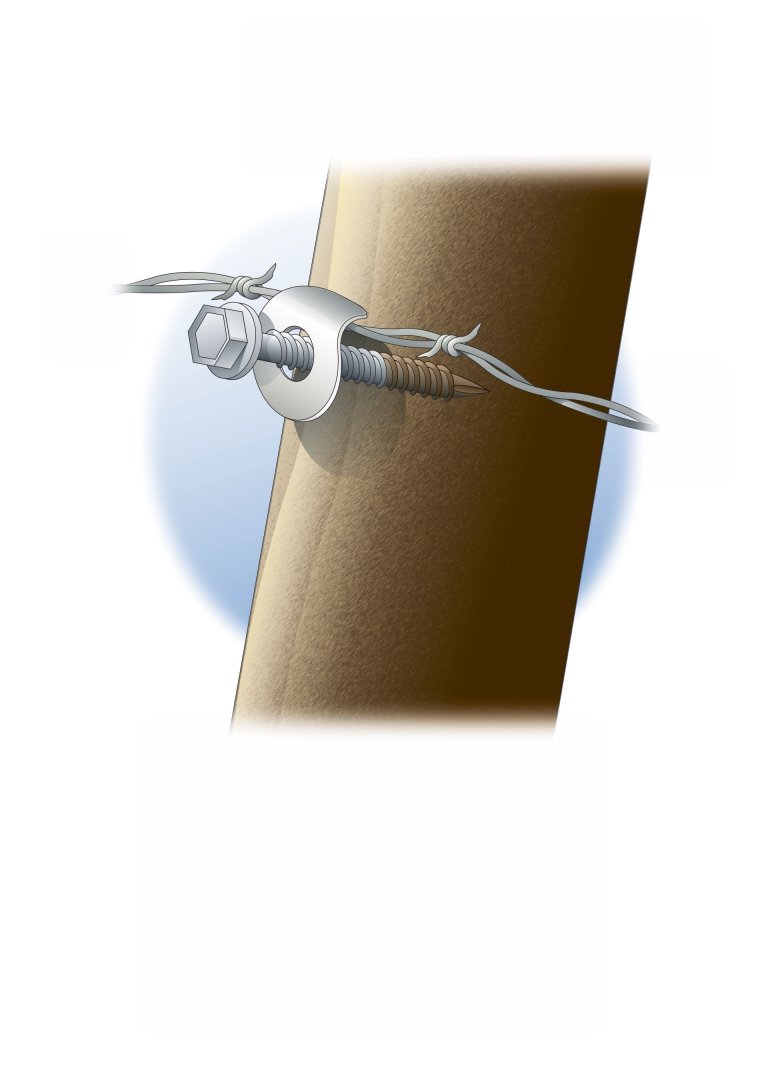 Fencing staple alternative makes a goodlooking fence Successful Farming